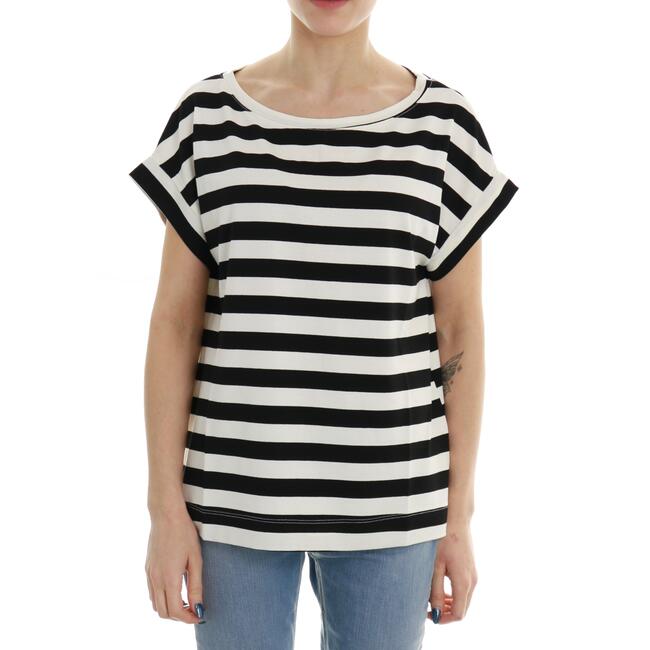 T-SHIRT RIGHE VICOLO - Mad Fashion | img vers.1300x/